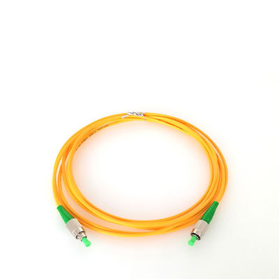 단순한 PVC G652D Fc / Apc 연결기 광섬유 패치 코드