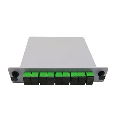 1×8 Sc / Apc 콘넥트로르 LGX 박스 형상 광섬유 PLC 분배기
