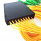 ABS 박스 PVC G657A1 2.0 밀리미터 SC / APC 연결기 분배기 광섬유
