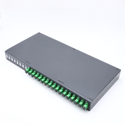 1X16 Sc Apc 선반 장착 종류 광섬유 Plc 분배기